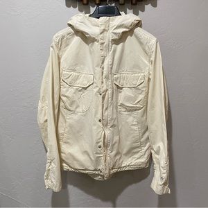 Rag & Bone Men’s Military Tactic Cotton Hooded Jacket Color Creme Size S